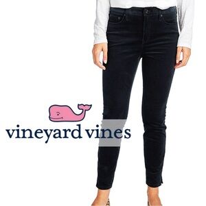Vineyard Vines | Jamie High Rise Cord | 5-Pocket Cord Pant Jet Black